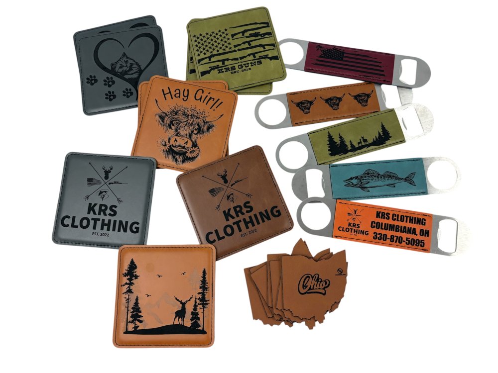 Laser Engraved Leather Goods